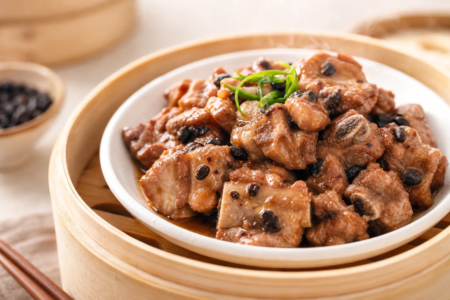 豆豉蒸排骨