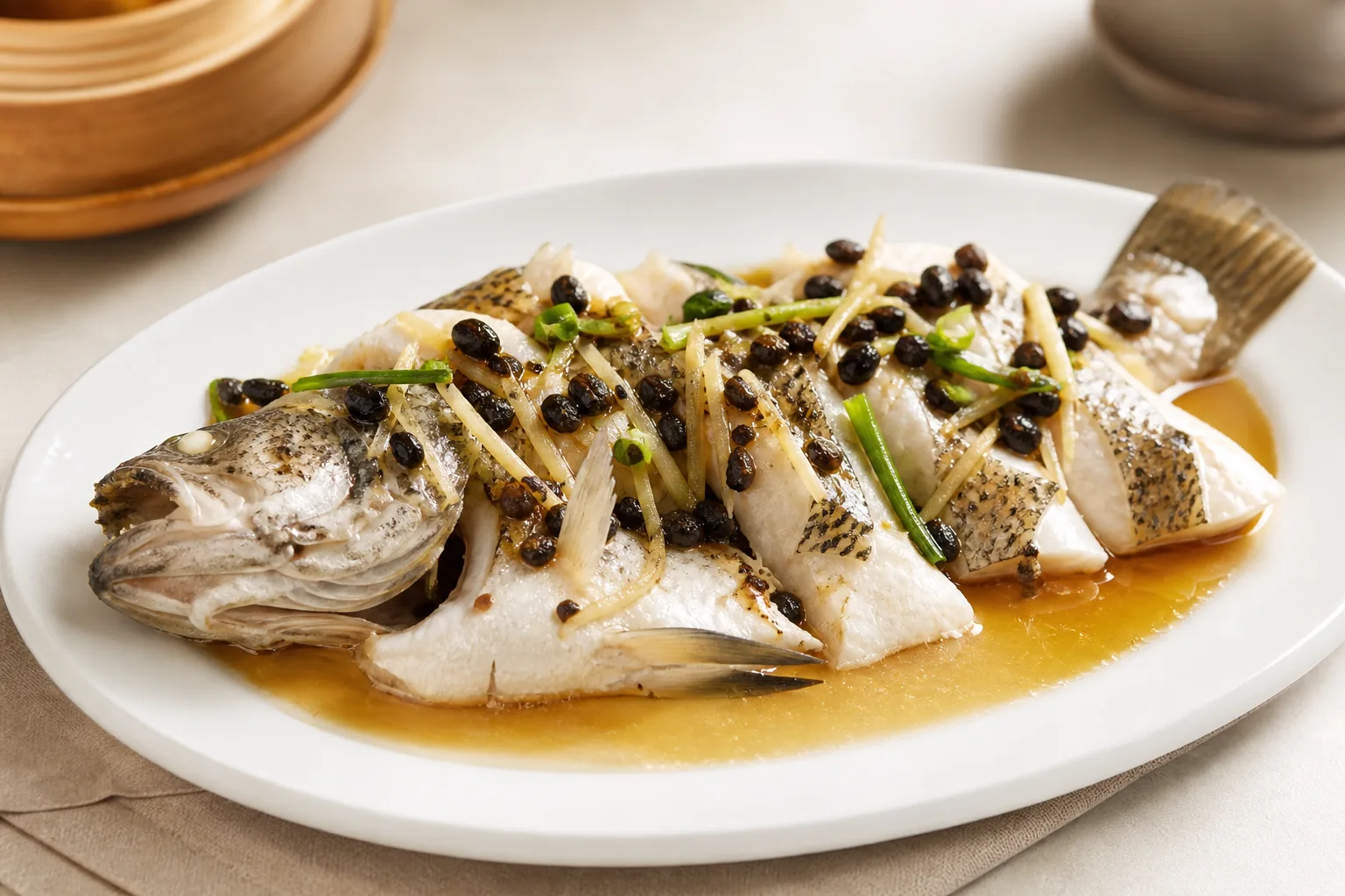 豆豉蒸鱼