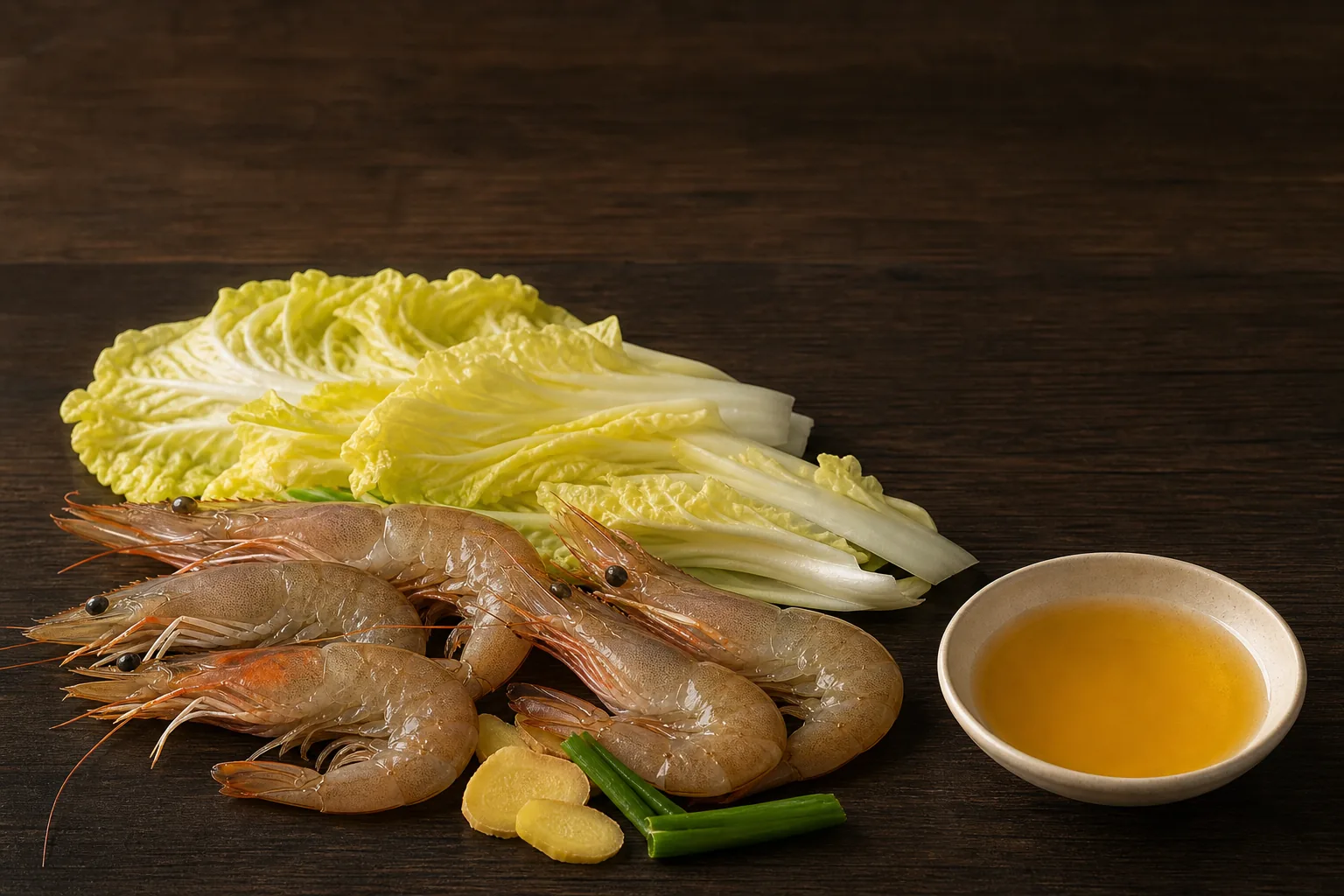 大虾炒白菜调味油